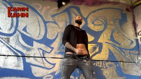 high pressure cumshot after jacking off in public