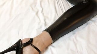 High Heels and Pants Masturbation