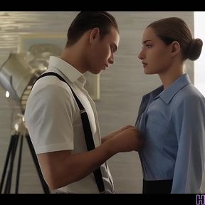 Petite Girl Gets Frozen and Fucked