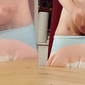 TS Lilly Sophie Late Night Play with Her Big Tits and Hard Girlsdick and Enjoys Her Masturbator and Need to Cum