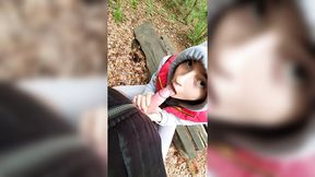 Risky Outdoor Quick Sex with 18yo Teen
