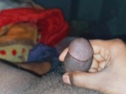 Tiny dick cum like water