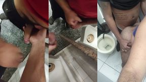 um gay gostoso e com tesao no banheiro do shopping