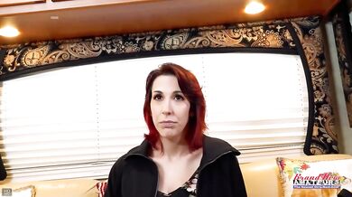 Scarlet Foxx Curvy Redhead MILF Wet Ass Lick Tattoo Handjob!