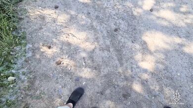 Cop caught them fucking in public and made her cum anyway