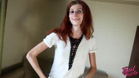 Post-op TS Sarah Cherry gets naughty!