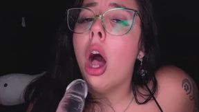 Fucking my bbw pussy in lingerie