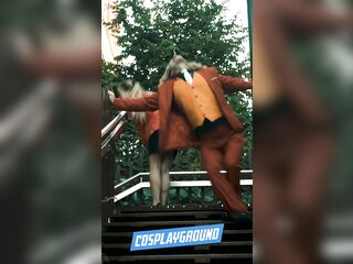 Cosplay: Eager Love Energy between Joker and Harley Quinn