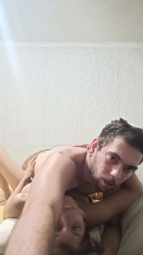 Memorable moment from &quot;Fucking tight pussy and sucking sweaty feet of skinny teen at night after disco&quot;