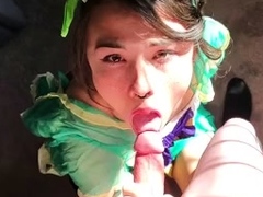 Caileykatts Gets Out Of The Cage For Cosplay Blowjob POV