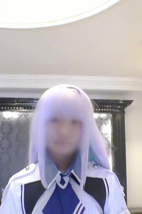 Cosplay Moment Sparks Shy Excitement as a Slender Newcomer Explores Playful Curiosity