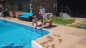 BTS PI Constance w/ 2 Criminals PoolSide Part 1