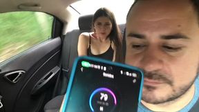 I give the control of my vibrator to the driver of my uber