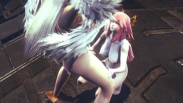 Genshin Impact Hentai - Ninnguang Futanari sex with Yaemiko - Japanese Asian Manga Anime Film Game Porn