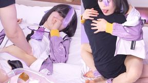 NIKKE Syuen cosplayer get Fucked, hentai japanese shemale cosplay