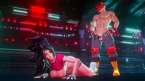 Cyber Bunny Rides Hard in Neon-Lit Hentai Fantasy – Busty Android Lust