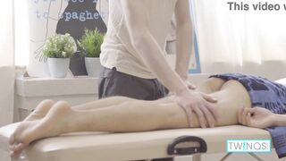 Michael P's massage turns into wild anal sex with Logan S