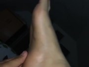 Dirty feet need cleaning
