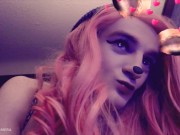 Sissy bent over waiting for giant dick