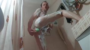 Lana Tuls - Anal Whore grabs fucked vigorous in bathtub with bottle of shampoo