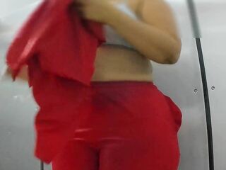 Gorgeous butt caught in public baths