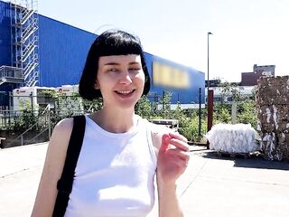 Ersties - Hot Delfine Does Wicked Things Inside the Store