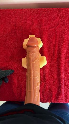 A 26cm Dick Didn't Fit in Your New Sex Doll - Vertical Sex!