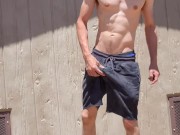 4K60 Outdoor Public Ruined Orgasm! Solo CUM