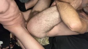 Fuck Tight Hairy Stepdaddy's Asshole