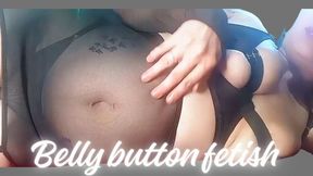 Belly button fetish - belly Play