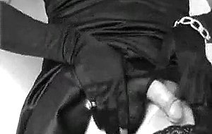 Dahlia tgirl in black solo