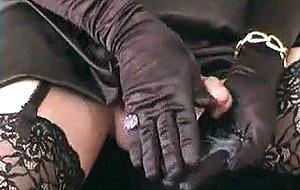 Dahlia tgirl in black solo