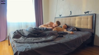 Two cute have oral sex in bed