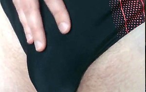 Bulge in speedo lycra spandex from soft to cum buddylongdong