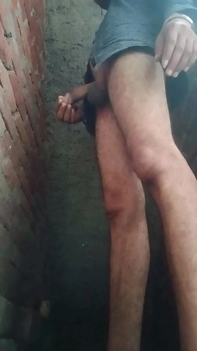 The hot guy showed off the whole.