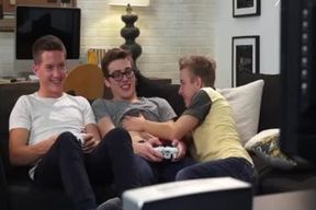 Blake Mitchell And Tyler Hill Playing clip scene Games whilst nails Noah White