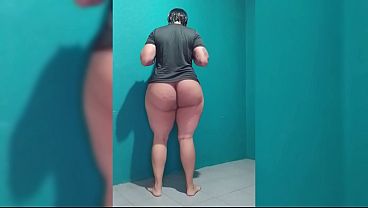 Bibifemboy being dominated by the well-endowed Black man.