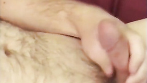 ”Billy relaxes & plays with his meat making it burst”