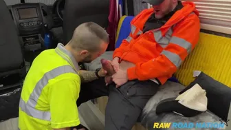 10 Inch Horse Hung Stud Dragged to Van for Bareback Fuck at Truck Stop