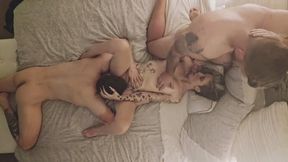 Married Slut Has Threesome