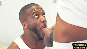 Fisting Hunk Fucks Skinny Ass With Foot After Anal Fist