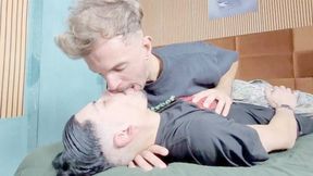 Delicious and intense kisses between two wild lovers - by Marlon Noby and Tony Jones - CLIP 3