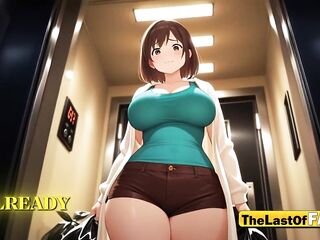 Stuck Elevator Cheating Wife: Neighbour Eats Her Out, Pounds Her Raw & Pumps Married Vagina Full of Cum – AI Manga UNCENSORED