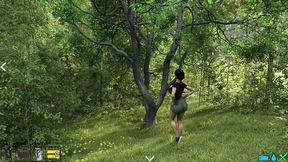 Hot MILF teacher fucks student in 3D animated jungle