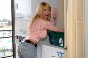 Bridgette Monroe fucking in the couch with her big tits