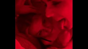 Alice &amp_ Eve Sweet Sensual Threesome Fuck With Stranger and Cum Load Swap