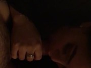 Hot latina milf quick BJ