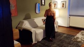 Mature Blonde Amateur Wife Enjoys Sex in Lingerie