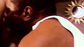 ”Cock adoring black pervert bareback before jizz in mouth”