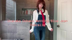 Uraraka Ochako Wetting Blue Jean Overalls & Panties SD Sage Eldritch